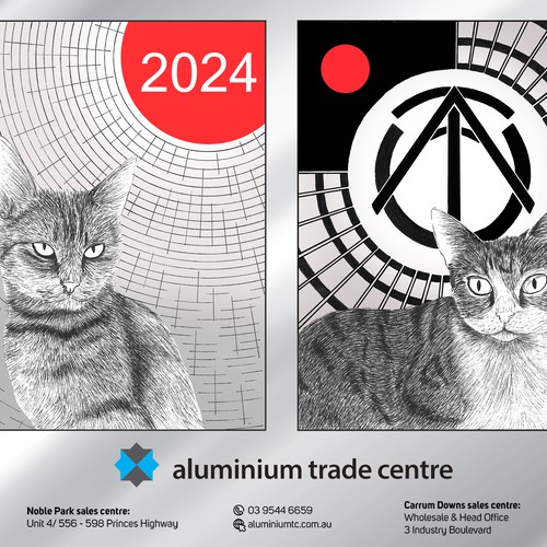 Calendar illustration with the title 'CATS '