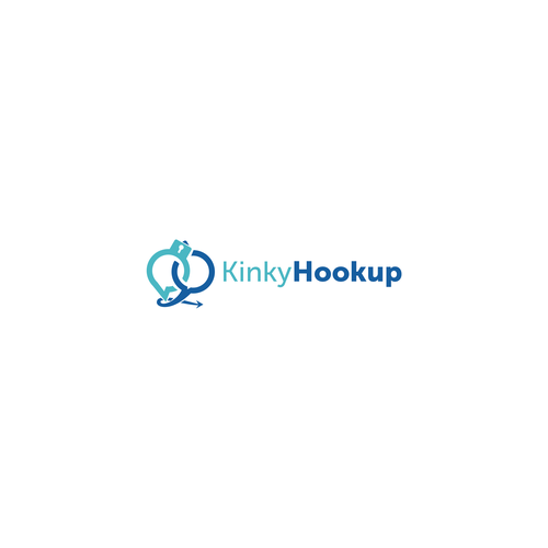 Sexy logo with the title 'KinkyHookup'