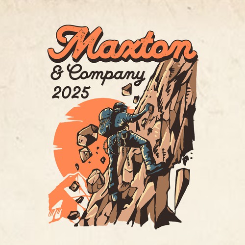 Hiking t-shirt with the title 'Maxton contest'