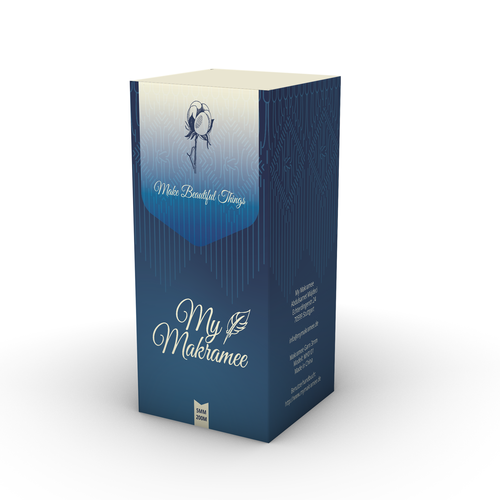 Thread design with the title 'Packaging design for a thread product'