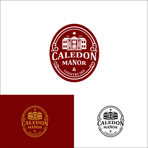 Inn logo with the title 'Caledon Manor'