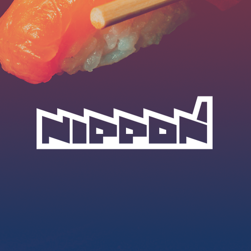 Sushi logo with the title 'Nippon Factory - Culture Food - Logo'