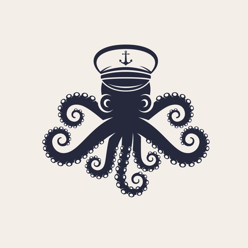 Airbnb design with the title 'Unique octopus logo '