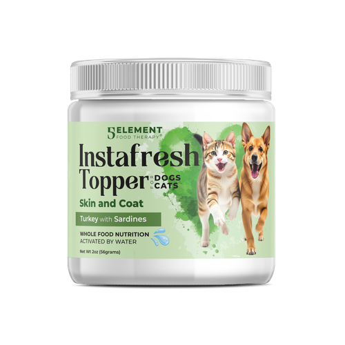 Nutrition label with the title 'Instant Fresh Food labels'