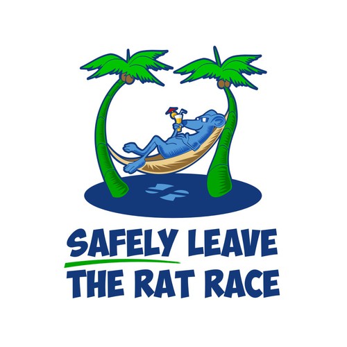 Peaceful logo with the title 'Safely Leave The Rat Race'