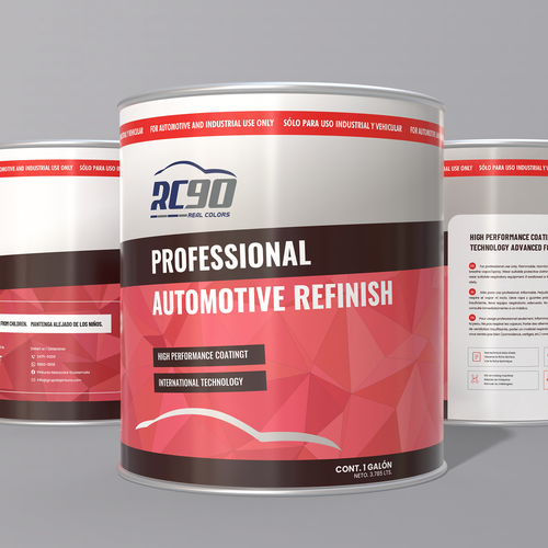 Paint design with the title 'RC90 Car Paint'