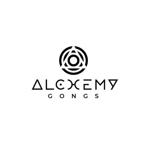 Transformation logo with the title 'Logo for Alchemy gongs'