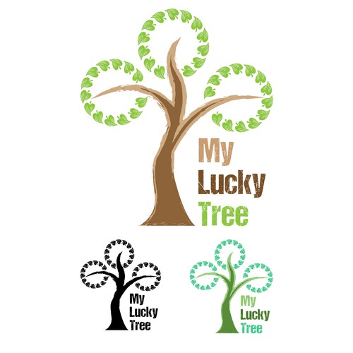 Alternative logo with the title 'Simple Logo - Lucky Tree'