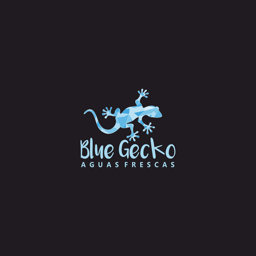 Gecko logo with the title 'Bold logo'