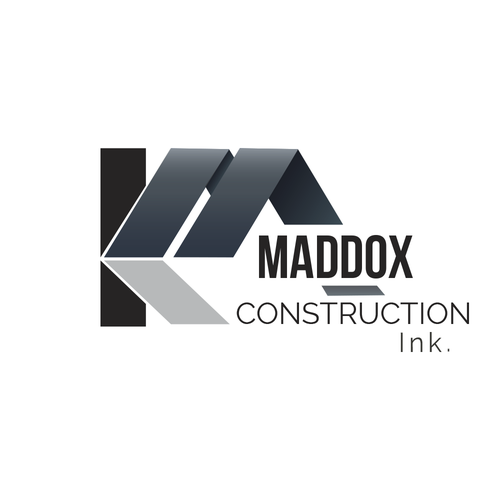 Shadow design with the title 'Brand logo concept for KA Maddox Construction'