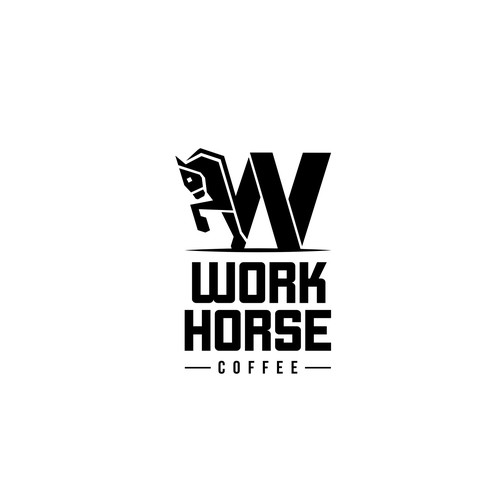 Work design with the title 'Logo for coffe shop'