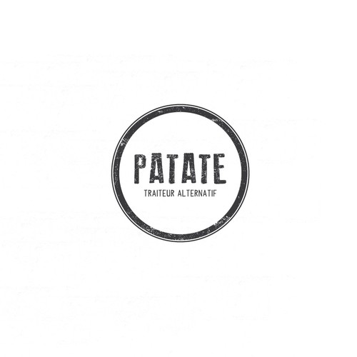 Potato design with the title 'Patate'