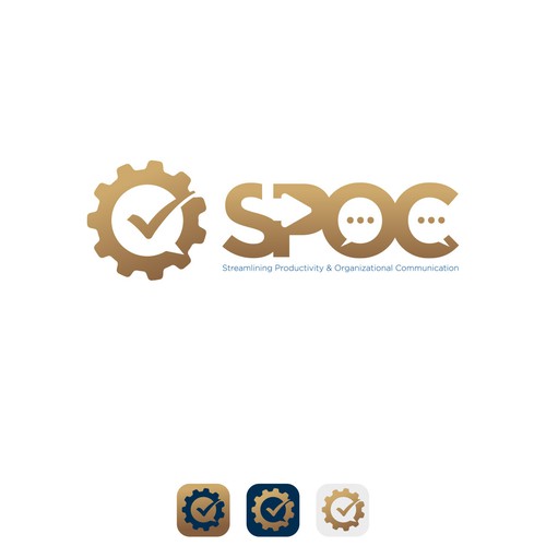 Process design with the title 'SPOC (Streamlining Productivity & Organizational Communication)'