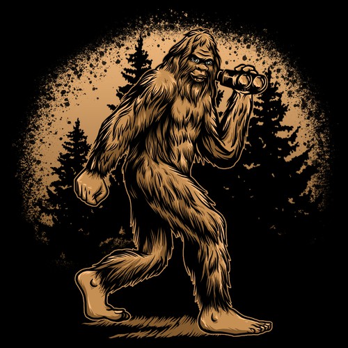 Bigfoot design with the title 'Bigfoot'