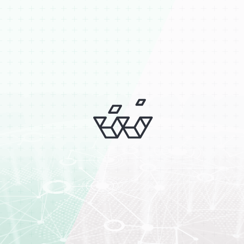 Ligature logo with the title 'Abstract lineart monogram'