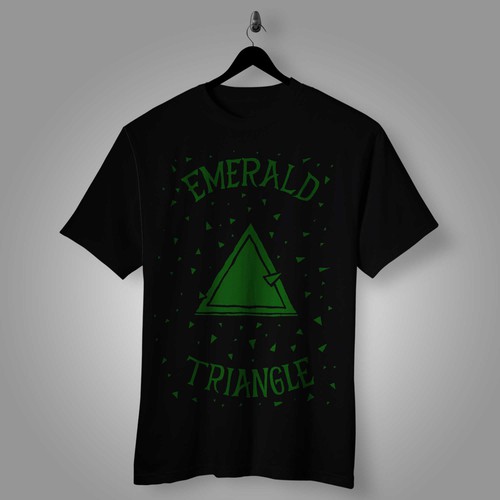 Emerald design with the title 'Emerald triangle'