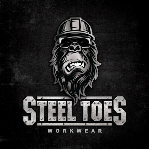 Badass logo with the title 'STEEL TOES'