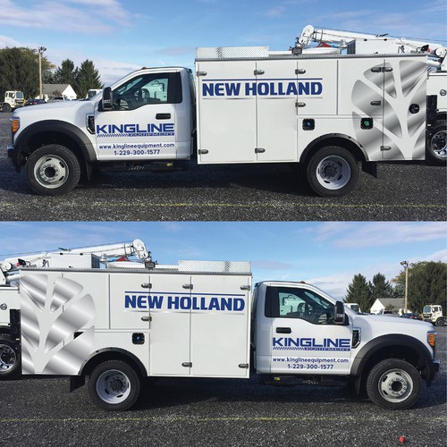 Vehicle graphic design with the title 'Car wrap design.'