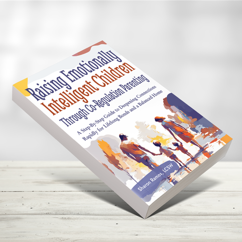 Bestseller book cover with the title 'Raising emotionally intelligent children book cover'