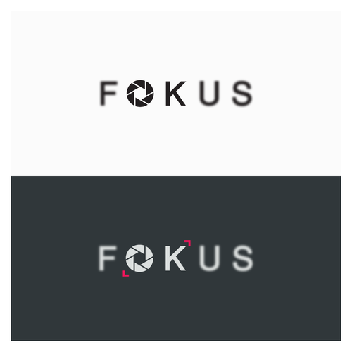Focus design with the title 'FOKUS logo design'