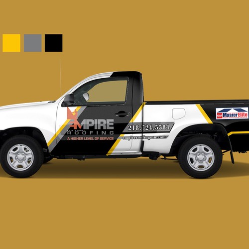 Decal design with the title 'Toyota Tacoma Truck Wrap'