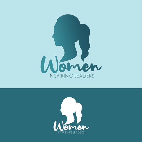 Leadership logo with the title 'Women Inspiring Leaders Logo Design'
