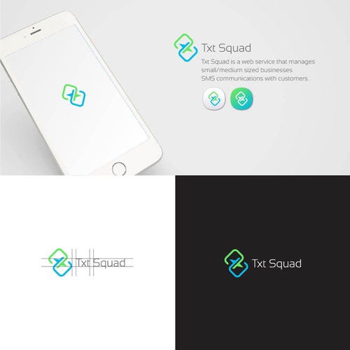 Text logo with the title 'Txt Squad'