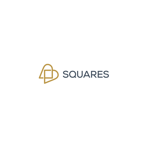 Dental brand with the title 'logo concept for Squares dental center'