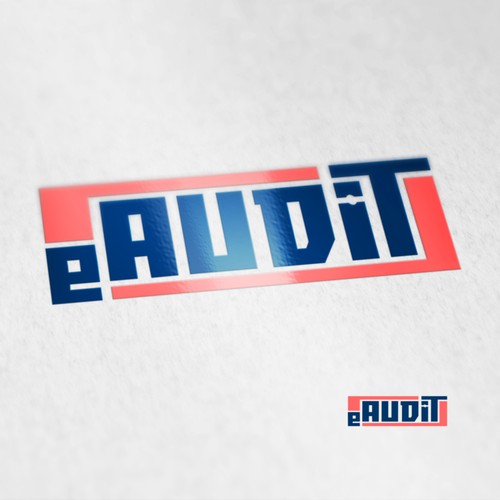 Royal blue logo with the title 'accounting logo concept'