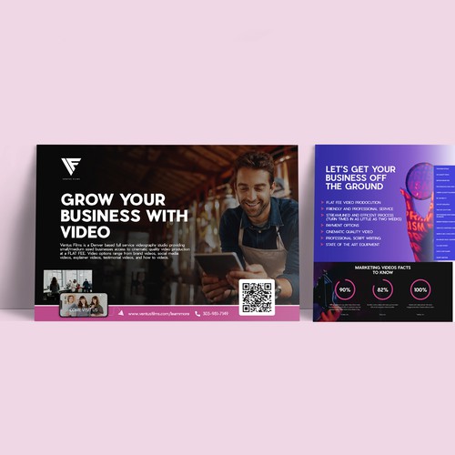 Attractive design with the title 'Exceptionally Designed Post Card with Pronounced Call to Action'