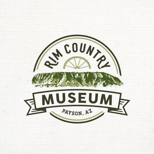 Museum design with the title 'Classic Logo for Rim Country Museum'