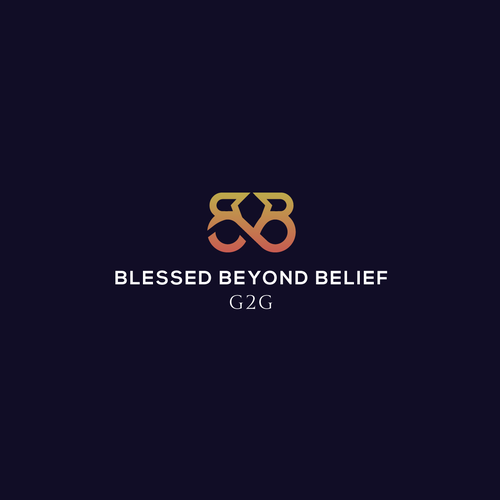 Bb logo with the title 'Logo Design for Blessed Beyond Belief'