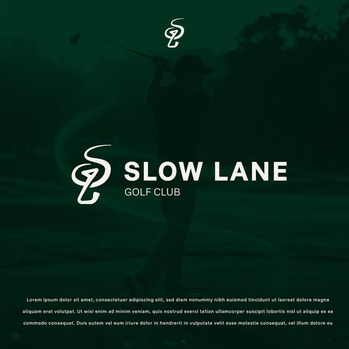 Millionaire logo with the title 'Slow Lane Golf Club – A Calm Approach to the Game'