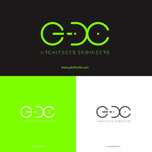 Chartreuse logo with the title 'GDC - Architects Engineers'