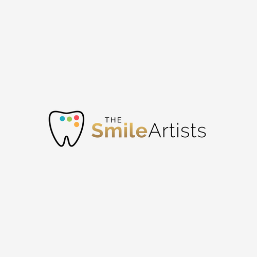 Dental logo with the title 'Logo for dental practice'