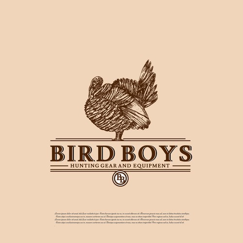 Thanksgiving logo with the title 'Bird Boys'
