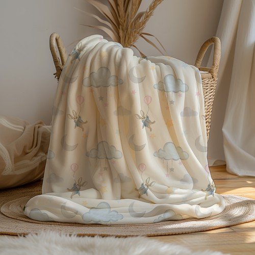 Nursery design with the title 'Baby Nursery pattern'