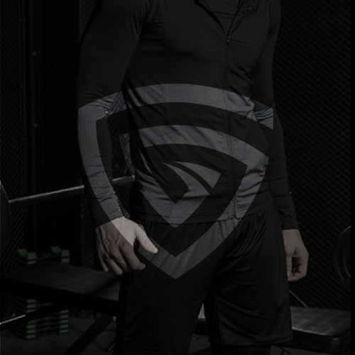 Sportswear logo with the title 'Logo concept for GLITCH'