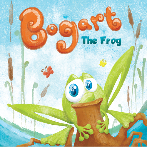 Book cover artwork with the title 'Book cover design (for 2-3 year-olds).'
