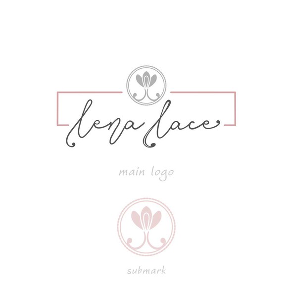 Value design with the title 'lingerie lace logo '