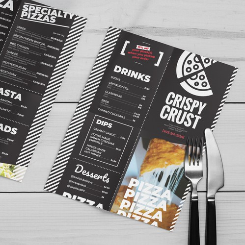 Delivery design with the title 'Attention grabbing'