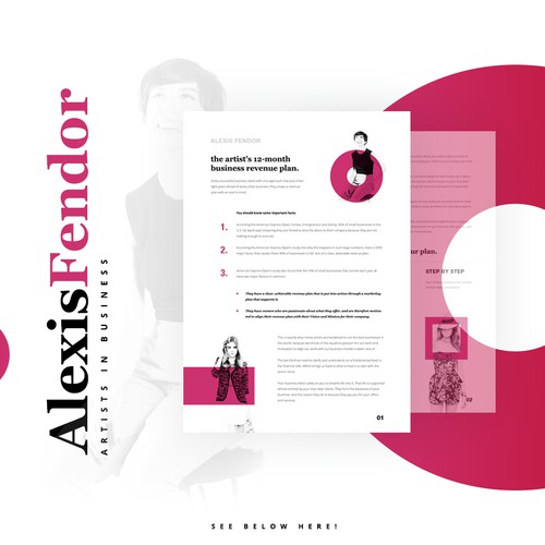 PDF design with the title 'Worksheet Concept for Bussiness Planning'