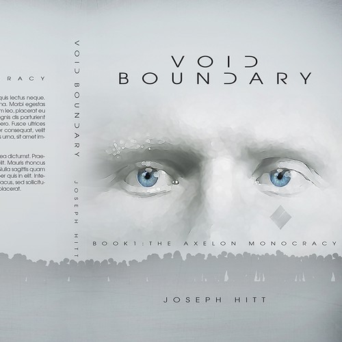 Science-fiction book cover with the title 'Book Cover Design'