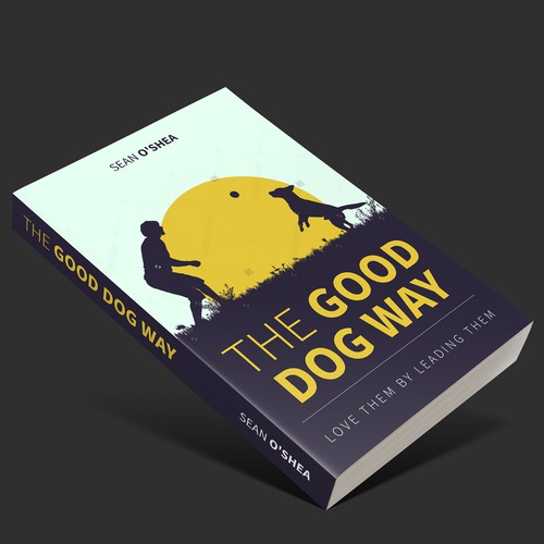 Dog book cover with the title 'Clean Design'