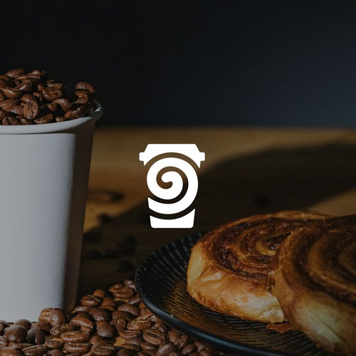 Coffee shop design with the title 'Bean to Bun'