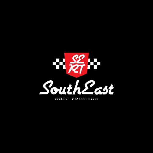 Transportation logo with the title 'Logo for Race Trailers'