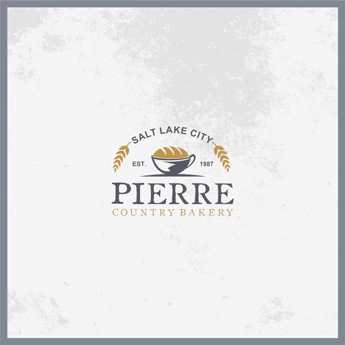 Bread brand with the title 'PIERRE COUNTRY BAKERY'