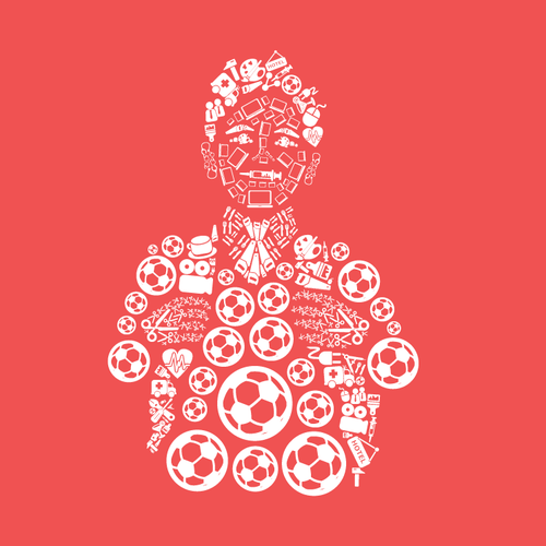 Education illustration with the title 'Illustration for an educational guidance exhibition stand'