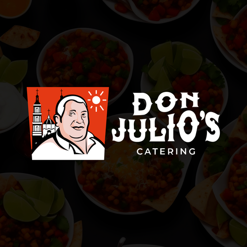 Catering design with the title 'Don Julio's Catering'