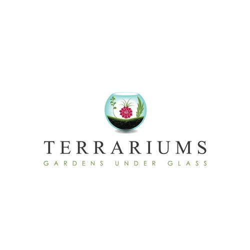 Ecommerce logo with the title 'Ecommerce store terrariums'